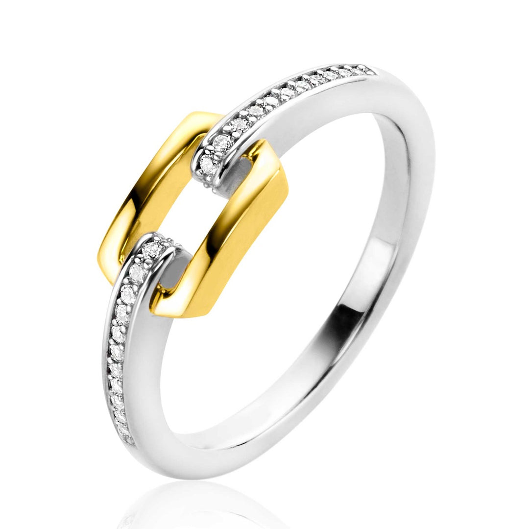 Zinzi Ring Gold Plated Zir2297