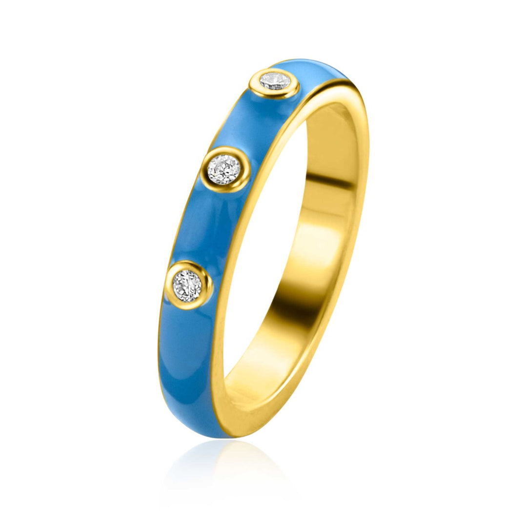 Zinzi Ring Gold Plated Zir2315 B